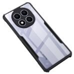 CEDO Redmi Note 14 Pro (5G) Back Case Cover | Camera Protection Shockproof Bumper-Edge | Acrylic Crystal Clear 360 Degree Protection TPU+PC | Transparent Eagle Back Case Cover (Black)