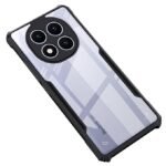 CEDO Redmi Note 14 Pro (5G) Back Case Cover | Camera Protection Shockproof Bumper-Edge | Acrylic Crystal Clear 360 Degree Protection TPU+PC | Transparent Eagle Back Case Cover (Black)