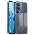 Fashionury Shockproof Crystal Clear Back Case Cover for Vivo Y19s 5G / Vivo Y29 5G | Transparent Back Cover | Raised Bumps for Camera & Screen Protection for Vivo Y19s 5G / Vivo Y29 5G