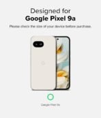 Ringke Fusion Magnetic Compatible with Google Pixel 9a Case Cover [Strong Magnet] Transparent Hard Back Shockproof Soft TPU Bumer Pixel 9a Back Cover - Magnetic Clear - Image 2