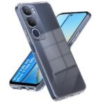 Fashionury Shockproof Crystal Clear Back Case Cover for Vivo Y19s 5G / Vivo Y29 5G | Transparent Back Cover | Raised Bumps for Camera & Screen Protection for Vivo Y19s 5G / Vivo Y29 5G - Image 3