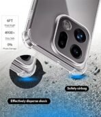 KAPAVER Essential Back Cover Case Compatible with Oppo Find X9 (TPU+PC) (Oppo Find X9 (Bumper Clear)) - Image 3