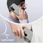 KARWAN®️Magnetic Ultra Slim-Fit Back Case Cover for Vivo X200 FE |Hard PC Case Cover| Ultra-Thin & Light Weight with [Ultra Premium Feel] Case for Vivo X200 FE(6.8")(Grey) - Image 4