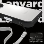 RIGGEAR Shockproof Sleek Hybrid Armor Back Cover Case for Oppo Find X9 Pro 5G (Clear PC + Black TPU Bumper) - Image 4