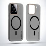 Mr. Case Back Cover for Xiaomi 15 5G Sleek Frosted Translucent Back Only Compatible with Wireless Magnetic Accessories | Anti-Scratch Shockproof Phone Case - Black - Image 4