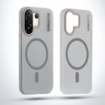 Mr. Case Back Cover for Vivo T4 Pro 5G Sleek Frosted Translucent Back Only Compatible with Wireless Magnetic Accessories | Anti-Scratch Shockproof Phone Case - Grey - Image 4