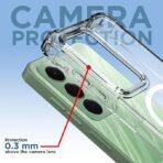 Pikkme Back Cover for Redmi 15 5G Mag-Safe Shockproof PC + TPU Protective Case Magnetic Support Bumper Case (Transparent Mag-Safe) - Image 5