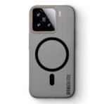 Mr. Case Back Cover for Xiaomi 15 5G Sleek Frosted Translucent Back Only Compatible with Wireless Magnetic Accessories | Anti-Scratch Shockproof Phone Case - Black - Image 5