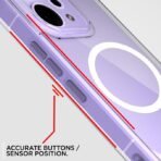 Pikkme Back Cover for Oppo Reno 14 Pro 5G Mag-Safe Shockproof PC + TPU Protective Case Magnetic Support Bumper Case (Transparent Mag-Safe) - Image 6