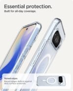 Spigen Ultra Hybrid MagFit for Google Pixel 10 Pro Case, Transparent Pixel 10 Back Cover (2025) - TPU+Poly Carbonate｜Clear White - Image 6