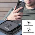 Nillkin CamShield Pro Case for Samsung Galaxy S24 Ultra 5G Case with Slide Camera Cover, (2024-Black) - Image 4