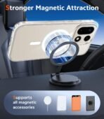 FNTCASE for Oneplus 15 Case Clear: One Plus 15 Case with Screen Protector Drop Proof Compatible with Magsafe Slim Anti Yellowing Rugged Shockproof Protective Transparent Cover (Clear Magnetic) - Image 5