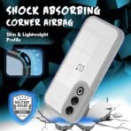 V-TAN Back Cover for OnePlus Nord CE4 5G Compatible Case, Transparent Clear, TPU, Camera Protective Shockproof Cover (Gray) - Image 2