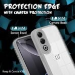 V-TAN Back Cover for OnePlus Nord CE4 5G Compatible Case, Transparent Clear, TPU, Camera Protective Shockproof Cover (Gray) - Image 4