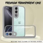 V-TAN Back Cover for OnePlus Nord CE4 5G Compatible Case, Transparent Clear, TPU, Camera Protective Shockproof Cover (Gray) - Image 5
