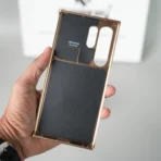 Samsung Galaxy Ultra Series Premium Metallic AeroFlex Aluminium Leather Case - Image 4