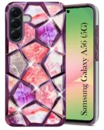 For Samsung Galaxy A56 Back Cover Case (Dual Design Glitter Sparkle and Detachable Diamond Print Case | Soft and Flexible) - Image 4