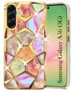 For Samsung Galaxy A56 Back Cover Case (Dual Design Glitter Sparkle and Detachable Diamond Print Case | Soft and Flexible) - Image 3