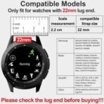 IIK COLLECTION 22mm Metal Strap and Silicone Strap for Smart Watches| combo pack of strap Compatible with Noise, Boat Xtend, Pebble, Boat, Boat Flash, Noise Color fit,Ultra Smart Watch & All Watches - Image 3