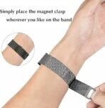 INEFABLE 22mm Stainless Steel Chain Watch Strap Band for ColorFit Ultra/Ultra 2, Amazfit GTR (47mm)/ GTR 2E, One Plus(46mm), Galaxy Watch 3 45mm, Realme S/S Pro - Pack of 1 (Black) - Image 3