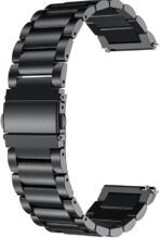 IIK COLLECTION 22mm Metal Strap and Silicone Strap for Smart Watches| combo pack of strap Compatible with Noise, Boat Xtend, Pebble, Boat, Boat Flash, Noise Color fit,Ultra Smart Watch & All Watches