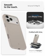 Spigen Silicone Fit MagFit Back Cover Case Compatible with iPhone 17 Pro Max (Silicone - Image 2