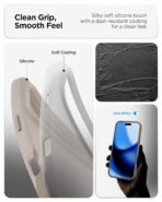 Spigen Silicone Fit MagFit Back Cover Case Compatible with iPhone 17 Pro Max (Silicone - Image 3