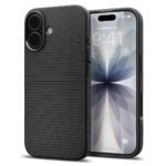Spigen Liquid Air Back Cover Case Compatible with iPhone 17 (TPU | Matte Black)