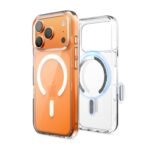 elago for iPhone 17 Pro Case, Magnetic Hybrid Transparent Slim Case, Compatible with MagSafe, PC + TPU Hybrid Technology, Shockproof Protective Cover, 6.3 inch