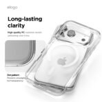elago for iPhone 17 Pro Case, Magnetic Hybrid Transparent Slim Case, Compatible with MagSafe, PC + TPU Hybrid Technology, Shockproof Protective Cover, 6.3 inch - Image 4