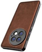 Back Cover for OnePlus 13 | Slim Shockproof Camera Protection Bumper Case (Brown) - Image 2