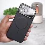 Back Cover Case Compatible with MagSafe, Magnetic for iPhone 17 Pro (Black) - Image 2