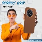 Back Cover Case Compatible with Oneplus 13 (Brown) - Image 4