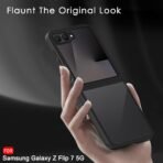 TheGiftKart Ultra-Hybrid Shockproof Back Cover Case for Samsung Galaxy Z Flip 7 5G | Hard Back Case Cover for Samsung Galaxy Z Flip7 5G (PC & TPU, Translucent Smoke Matte Back, Black Sides) - Image 5