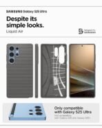 Spigen Liquid Air for Samsung Galaxy S25 Ultra Case, Galaxy S25 Ultra Back Cover (2025) - TPU｜Marble Gray - Image 2