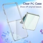 Samsung Galaxy Z Flip 7 (2025), Transparent Back Cover with Drop & Camera Protection (Clear) - Image 3