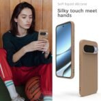 Back Case for Google Pixel 10 Pro XL, Soft-Touch, Shockproof Phone Back Cover for Google Pixel 10 Pro XL - Milk Tee - Image 4