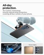 Spigen Liquid Air for Samsung Galaxy S25 Ultra Case, Galaxy S25 Ultra Back Cover (2025) - TPU｜Marble Gray - Image 4