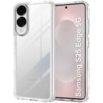 Samsung Galaxy S25 Edge 5G | Shockproof Design | Hard Back Cover Case for Samsung Galaxy S25 Edge 5G (PC & TPU, Transparent)