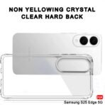 Samsung Galaxy S25 Edge 5G | Shockproof Design | Hard Back Cover Case for Samsung Galaxy S25 Edge 5G (PC & TPU, Transparent) - Image 2