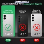 TheGiftKart Genuine Leather Finish Back Cover Case for Samsung Galaxy S25 Edge 5G | Shockproof Design | Camera & Screen Protection | Stunning Minimalist Design Back Cover Case (Brown) - Image 2