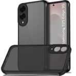 Samsung Galaxy S25 Edge 5G | ShockProof Design | Camera Protection Module | Hard Back Case for Samsung S25 Edge (PC & TPU, Frost Black)