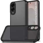 Samsung Galaxy S25 Edge 5G | ShockProof Design | Camera Protection Module | Hard Back Case for Samsung S25 Edge (PC & TPU, Frost Black)