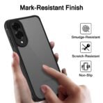 Samsung Galaxy S25 Edge 5G | ShockProof Design | Camera Protection Module | Hard Back Case for Samsung S25 Edge (PC & TPU, Frost Black) - Image 4