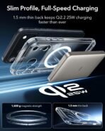 iPhone 17 Pro Case, Camera Control Cover, Compatible with MagSafe Accessories, TPU, Military-Grade Drop Protection, Shock-Absorbing Air Guard Corners, Hybrid Series, Clear - Image 5