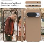 Back Case for Google Pixel 10 Pro XL, Soft-Touch, Shockproof Phone Back Cover for Google Pixel 10 Pro XL - Milk Tee - Image 5