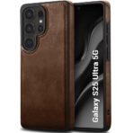 Case for Samsung Galaxy S25 Ultra 5G | Shockproof Design | Camera & Screen Protection | Stunning Minimalist Design Back Cover Case (Brown)