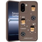 Compatible with OnePlus 15R 5G Back Cover | Stylish Coffee Cartoon Printed Soft TPU Case | Shockproof, Slim & Flexible Protective Mobile Cover