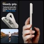 Spigen Liquid Air Back Cover Case Compatible with iPhone 16 Pro Max (TPU | Natural Titanium) - Image 5