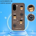Compatible with OnePlus 15R 5G Back Cover | Stylish Coffee Cartoon Printed Soft TPU Case | Shockproof, Slim & Flexible Protective Mobile Cover - Image 3